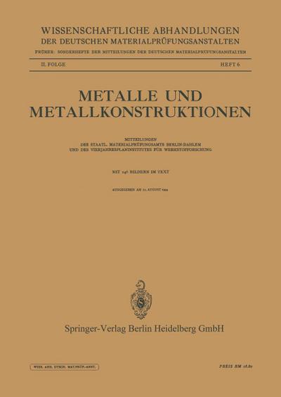 Metalle und Metallkonstruktionen