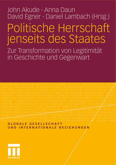 Politische Herrschaft jenseits des Staates