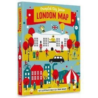 Crumpled City Junior London (internationale Ausgabe des Jugend-Stadtplans London in englischer Sprache): Die schlauen Stadtpläne für City Kids