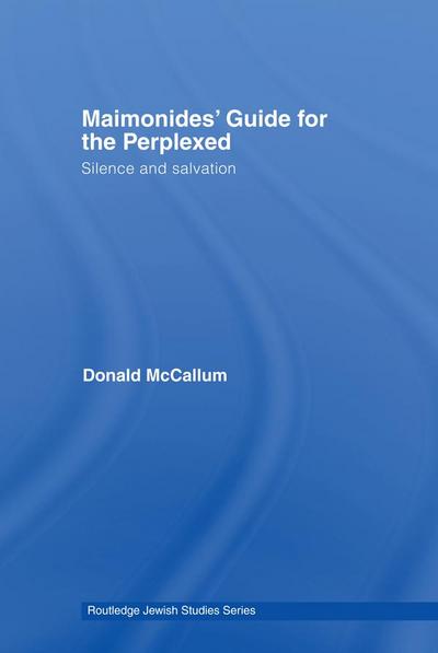 Maimonides’ Guide for the Perplexed