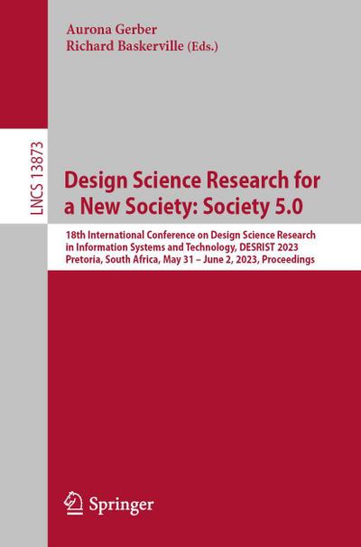 Design Science Research for a New Society: Society 5.0