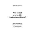 Wie sozial waren die Nationalsozialisten?