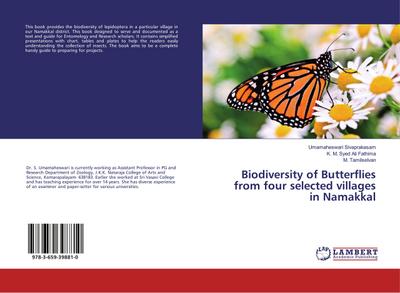 Biodiversity of Butterflies from four selected villages in Namakkal