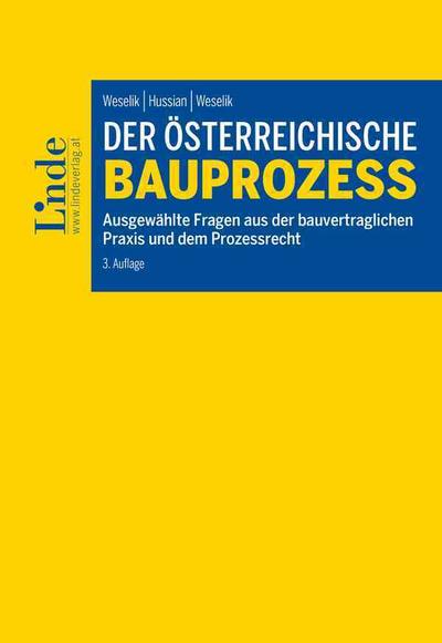 Der österreichische Bauprozess