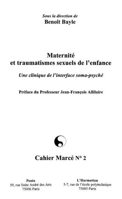 Maternite et traumatismes sexuels de l’enfance