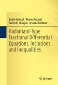 Hadamard-Type Fractional Differential Equations, I