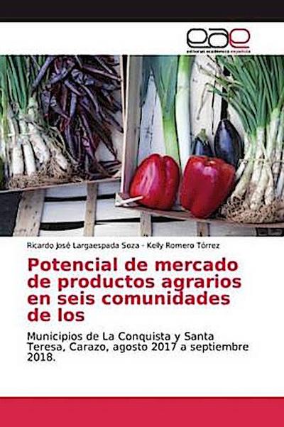 Potencial de mercado de productos agrarios en seis comunidades de los