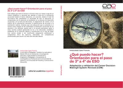 ¿Qué puedo hacer? Orientación para el paso de 3º a 4º de ESO