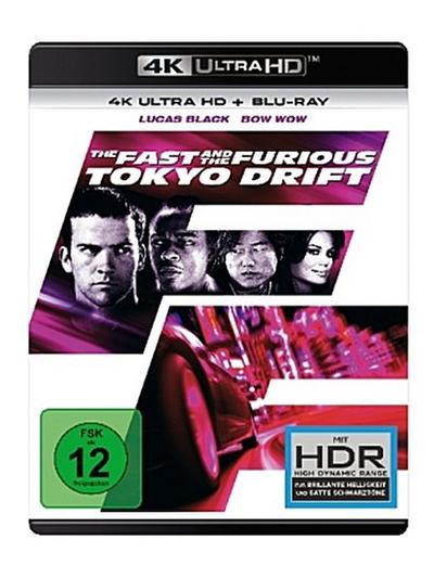 Fast 3 & the Furious (UHD+BR) 2Disc Tokyo Drift, Min: 103/DD5.1/WS  4K Ultra