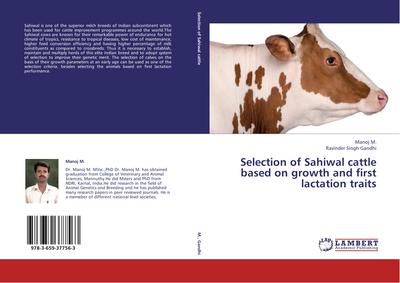 Selection of Sahiwal cattle based on growth and first lactation traits