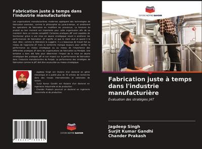 Fabrication juste à temps dans l’industrie manufacturière