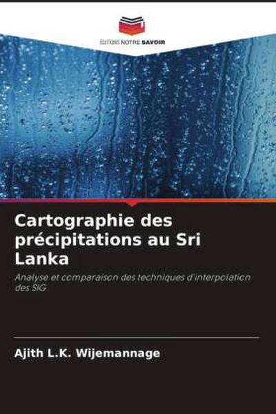 Cartographie des précipitations au Sri Lanka