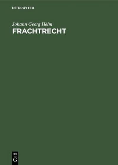 Frachtrecht