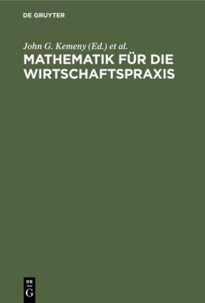 Mathematik für die Wirtschaftspraxis