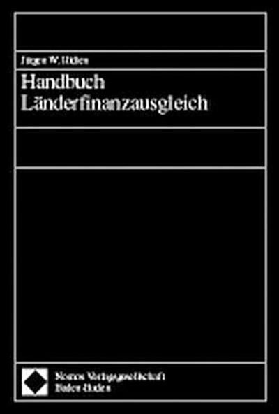 Handbuch Länderfinanzausgleich