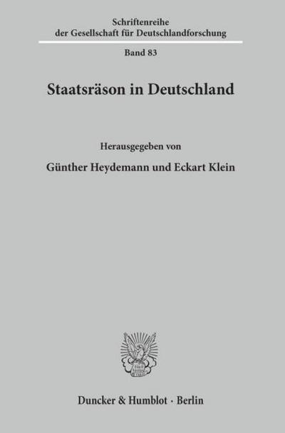 Staatsräson in Deutschland