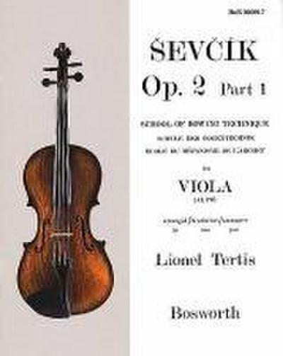 Sevcik for Viola: School of Bowing Technique, Opus 2 Part 1