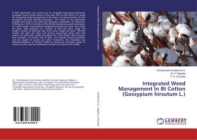 Integrated Weed Management In Bt Cotton (Gossypium hirsutum L.)