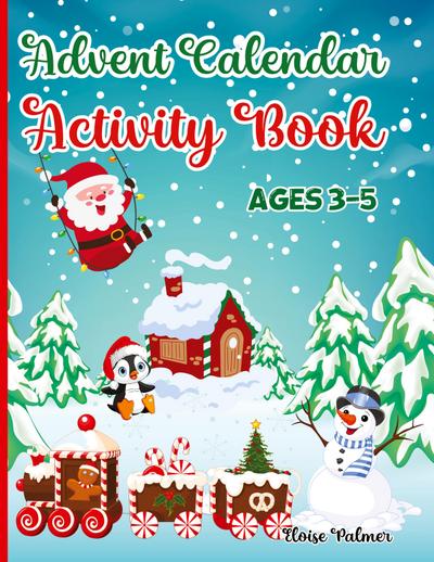 Advent Calendar Activity Book for Kids Ages 3-5