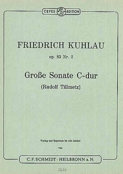 Große Sonate C-Dur op. 83,2für Flöte und Klavier