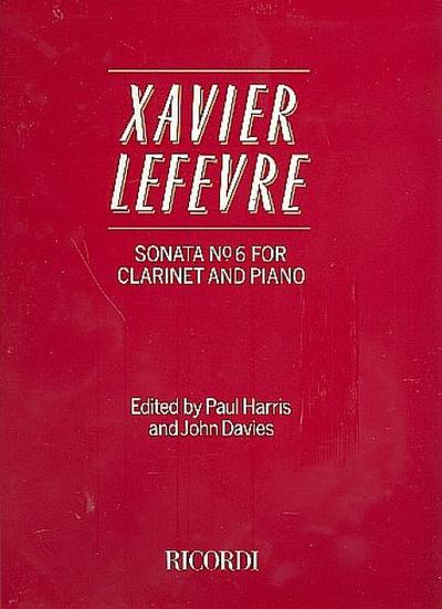 Sonata no.6for clarinet and piano