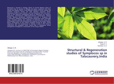 Structural & Regeneration studies of Symplocos sp in Talacauvery,India