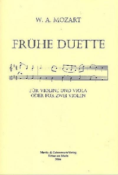 Frühe Duettefür Violine und Viola (2 Violen)