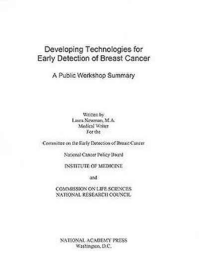 Developing Technologies for Early Detection of Breast Cancer