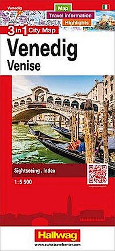 Hallwag Stadtplan Venedig