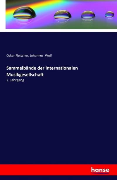 Sammelbände der internationalen Musikgesellschaft