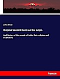 Original Sanskrit texts on the origin