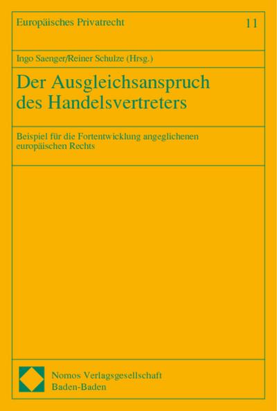 Der Ausgleichsanspruch des Handelsvertreters