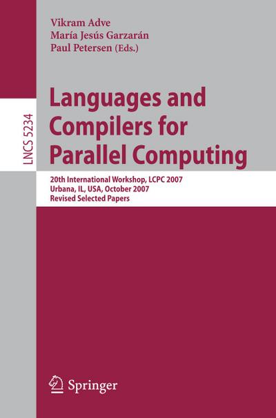 Languages and Compilers for Parallel Computing