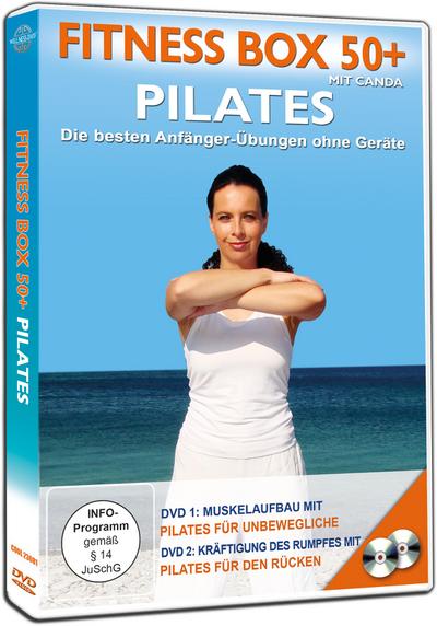 Fitness Box 50+ Pilates - Die besten Anfänger-Übungen ohne Geräte