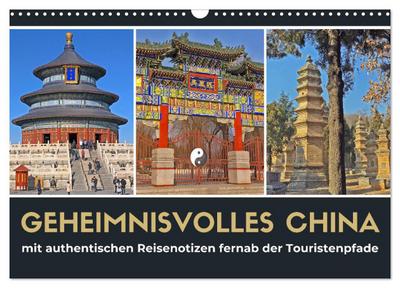Geheimnisvolles China 2026 (Wandkalender 2026 DIN A3 quer), CALVENDO Monatskalender