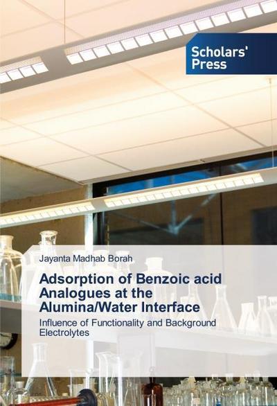 Adsorption of Benzoic acid Analogues at the Alumina/Water Interface