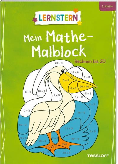 LERNSTERN. Mein Mathe-Malblock. Rechnen bis 20