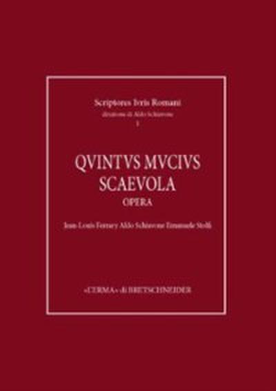 Quintus Mucius Scaevola. Opera