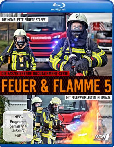 Feuer und Flamme - Mit Feuerwehrmännern im Einsatz. Staffel.5, 1 Blu-ray