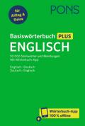 PONS Basiswörterbuch Plus Englisch: Englisch - Deutsch / Deutsch - Englisch mit Wörterbuch-App und 50.000 Stichwörtern