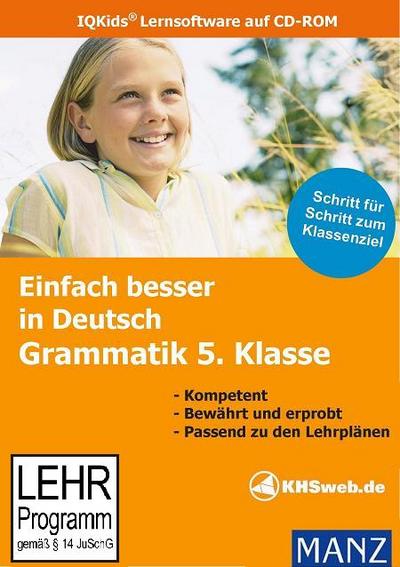 Fit in Deutsch: Grammatik 5. Kl. Einfach besser lernen