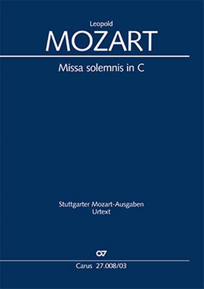 Missa solemnis in C (Klavierauszug)