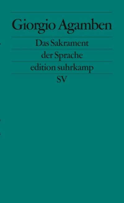 Das Sakrament der Sprache