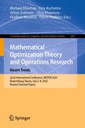Mathematical Optimization Theory and Operations Re