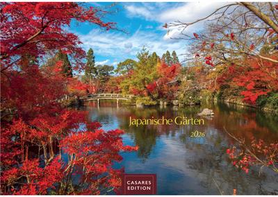 Japanische Gärten Kalender 2026 - Wandkalender | Fotokalender Asien 24x35cm - Fotografien authentischer japanischer Gärten, perfekt für Natur- und Gartenliebhaber