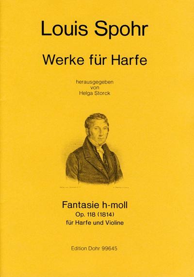 Fantasie h-Moll op.118 fürHarfe und Violine (1814)