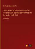 Deutsche Geschichte vom Westfälischen Frieden bis 