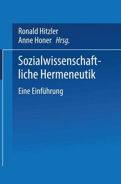 Sozialwissenschaftliche Hermeneutik