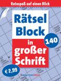 Rätselblock in großer Schrift 140