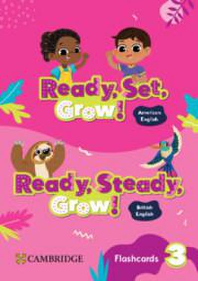 Ready, Set, Grow! Level 3 Flashcards American English